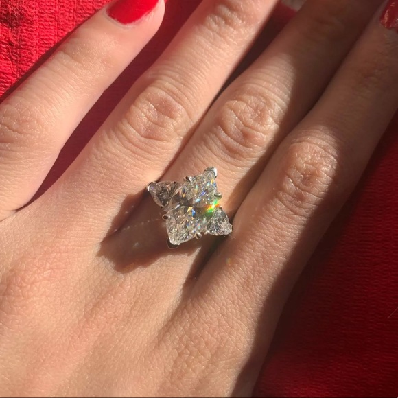 3ct Marquis Cut Ring - Picture 13 of 15